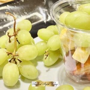 Fruit Salad Grapes | Practical Stylish Living | Luxe Entertaining. Rainbow Fruit Cups Fruit Cup Platters Mini Fruit Cups