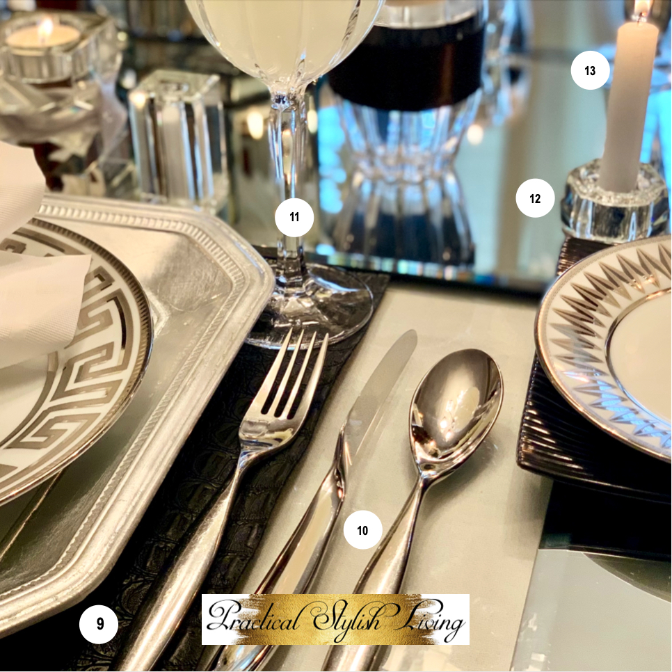 Shop Crystal Table Decor | Silver White Black Cream | Practical Stylish Living | Luxe Entertaining