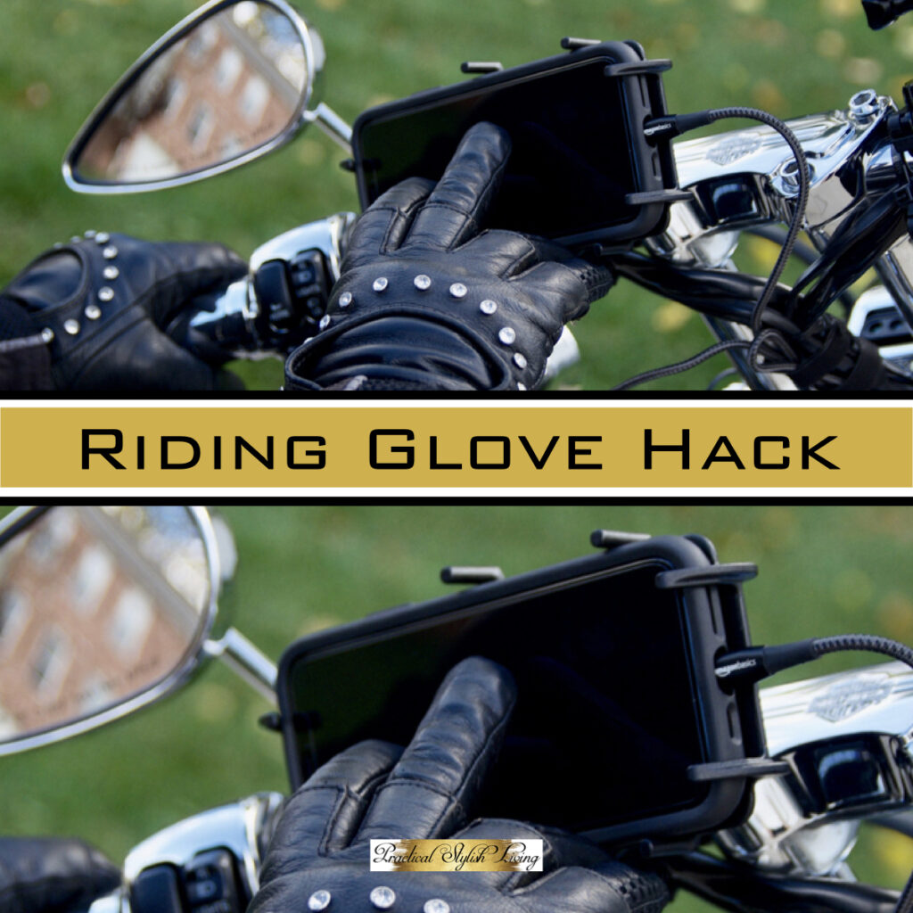 Motorcycle riding gloves for women hack. Practical Stylish Living | Luxe Home Decor | Luxe Entertaining | Motorcycle Lifestyle. Stylish motorcycle riding gloves for women.