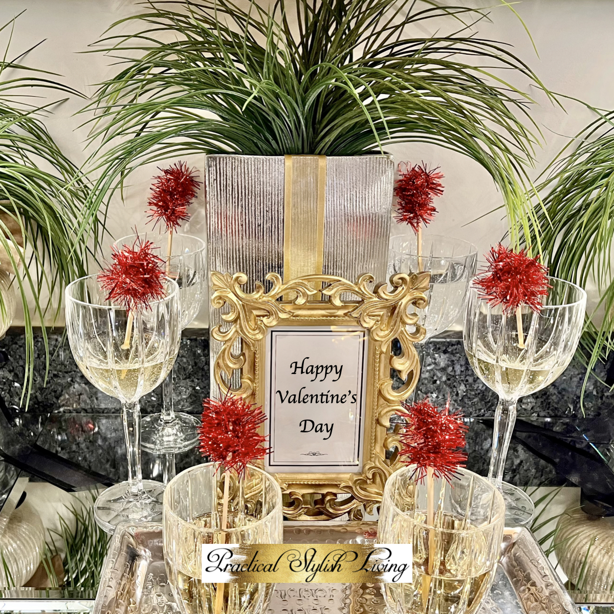 Elegant Valentine table decor that captures the feeling and style of the season. High-end dinner tablescapes and tablesettings.
