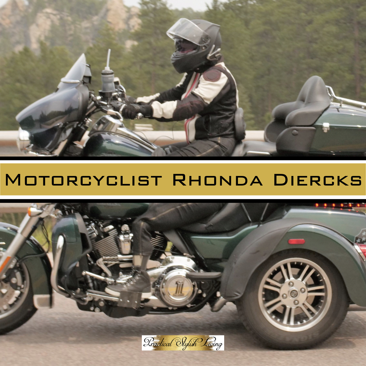 Motorcyclist Rhonda Diercks | Practical Stylish Living | Motorcycle Lifestyle