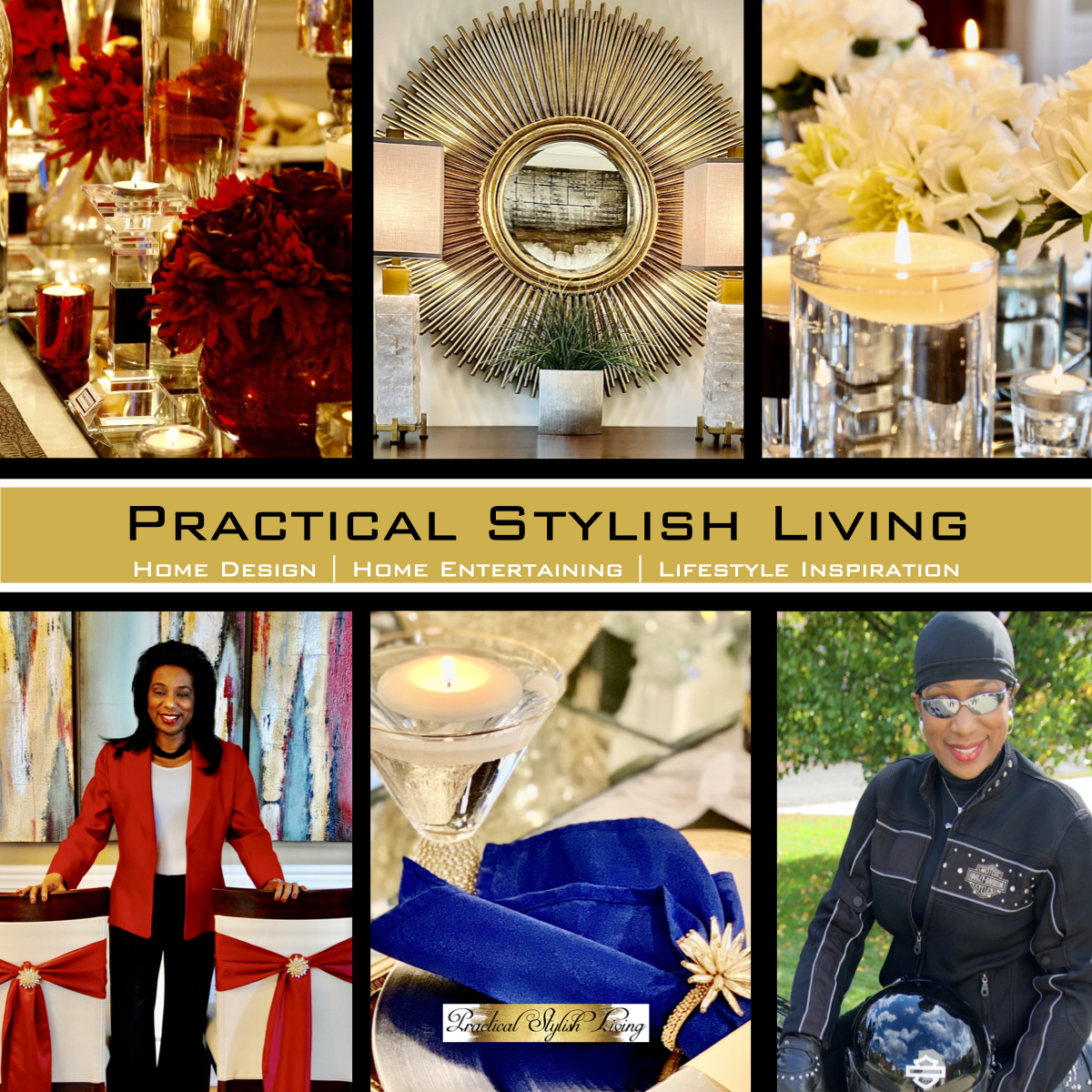 Practical Stylish Living | Luxe Decor | Luxe Entertaining | Motorcycle Lifestyle