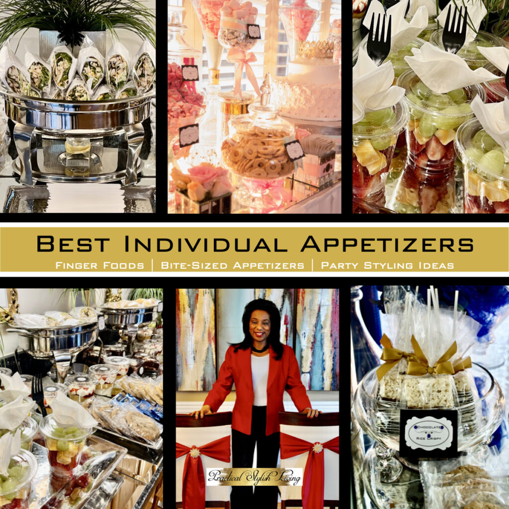 Kimberly R Jones | Practical Stylish Living | Kimberly R Jones Lifestyle Expert | Luxe Home Entertaining | Individual Appetizers