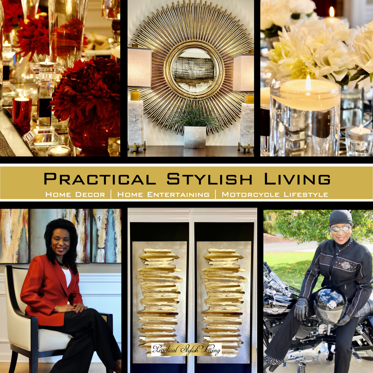 Practical Stylish Living | Home Decor | Home Entertaining | Motorcycle Lifestyle