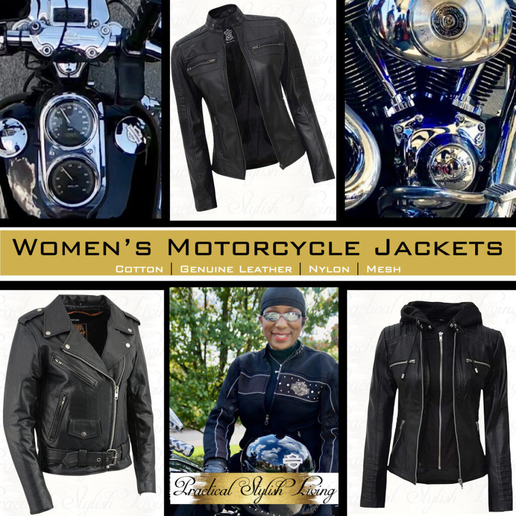 Women's Motorcycle Jackets | Kimberly R Jones | Practical Stylish Living | Motorcycle Lifestyle