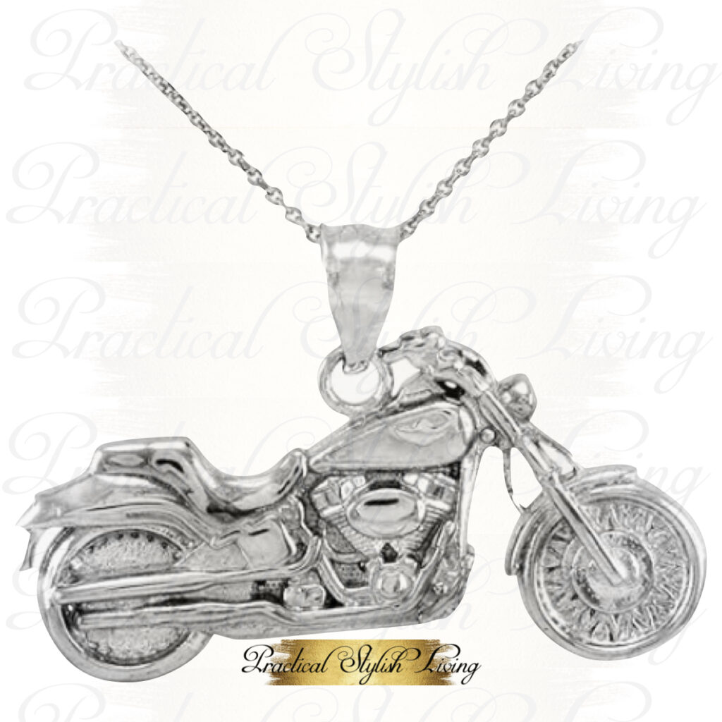 Womens Riding Jewelry, Biker Girl Motorcycle Pendant, Jewelry for women Bikers | Practical Stylish Living | Motorcycle Lifestyle